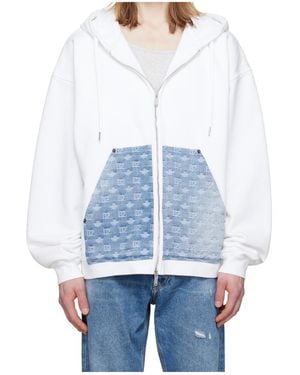 DSquared² Zipper Hoodie - White