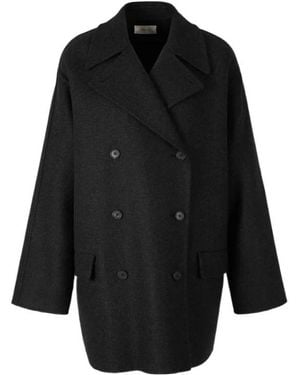 The Row Long-Sleeved Coat - Black