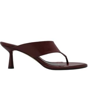 Aeyde Olenna Thong Sandals - Brown