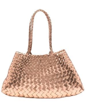 Dragon Diffusion Woven Handbag - Pink