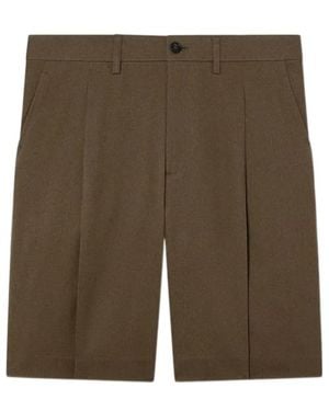 Golden Goose Pleated Tailored Shorts - Green
