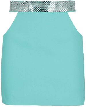 GIUSEPPE DI MORABITO Cady Cut Out Mini Skirt - Blue