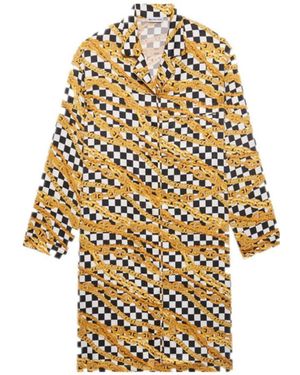 Balenciaga Chain Printed Oversized Dress - Natural