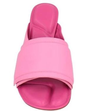 Jacquemus Minimalist Thin High-Heel Sandals - Pink