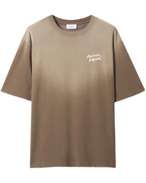 Maison Kitsuné Short-Sleeved T-Shirt - Natural