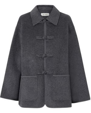 Rohe Brushed Wool And Cashmere-Blend Jacket - Grey