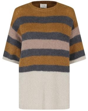Alysi Crew-Neck Sweater - Gray