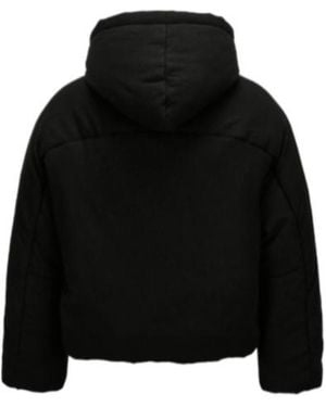 Mordecai Zippered Hooded Cotton Jacket - Black