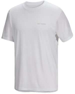 Arc'teryx Kragg Sl Cotton Blurred Bird Shirt Ss - White