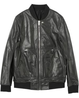 Rick Owens Zipped Jacket - Black