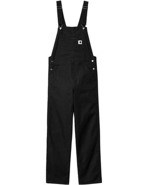 Carhartt W' Bib Logo Patch Overalls - Black
