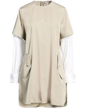 Max Mara Two-Tone Trumpet Skirt - Natural