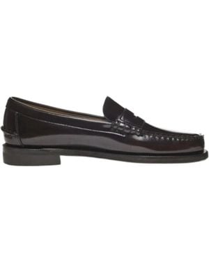 Sebago Round-Toe Loafers - Black