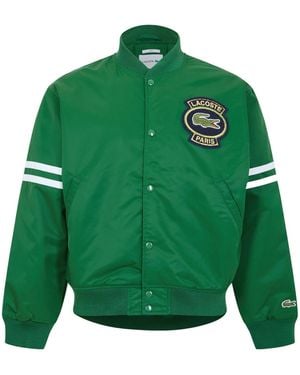Lacoste Heritage Varsity Jacket - Green