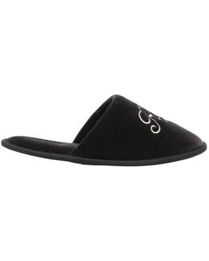 FRAME Flat Sandals - Black
