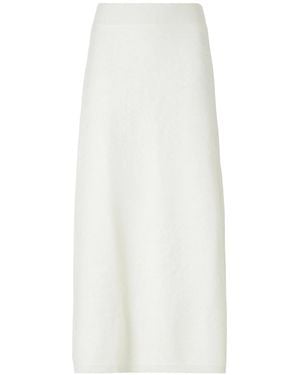 Lisa Yang Cashmere Midi Skirt - White