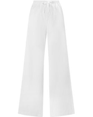 Loulou de Saison Sero Cotton-Poplin Trousers - White