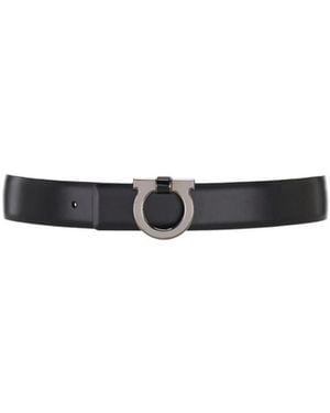 Ferragamo Ferragamo Reversible And Adjustable Belt - White