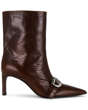 Coperni 75Mm Belted Boots - Brown