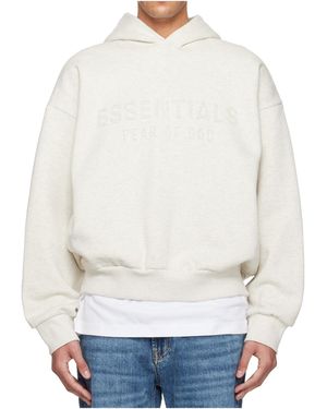Fear Of God Classic Logo Hoodie - White