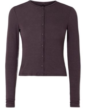 Skims Button-Down Knitwear - Purple