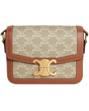 Celine Teen Triomphe Bag - Natural