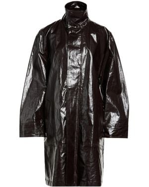 MM6 by Maison Margiela Minimalist Long-Sleeve Jacket - Black