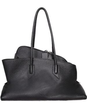 The Attico Double-Handle Handbag - Black
