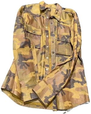 Chrome Hearts Long-Sleeved Shirt Jacket - Metallic
