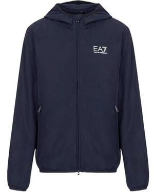 EA7 Core Identity Hooded Jacket - Blue