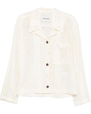 Low Classic Long-Sleeved Casual Jacket - White