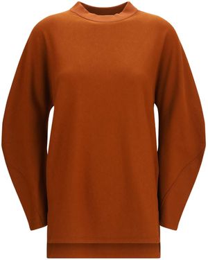 Loro Piana Long Sleeve Crewneck Sweatshirt - Brown