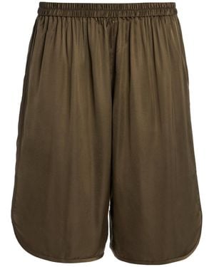 Frankie Shop Elastic Waist Shorts - Green