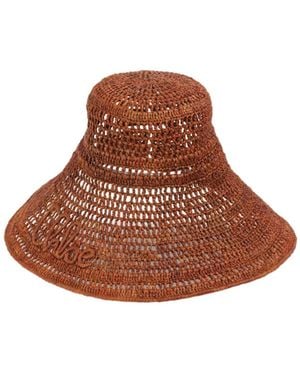 Chloé The Raffia Capeline Hat - Brown