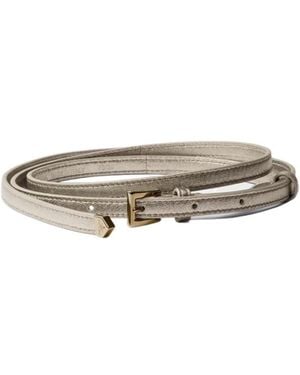 Prada Slim Buckle Belt - White