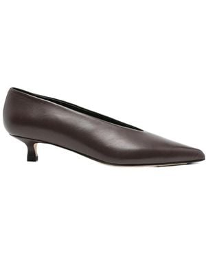 Aeyde Pointed Low Heels - Brown
