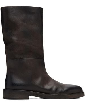 Marsèll Tubetto Leather Boots - Black