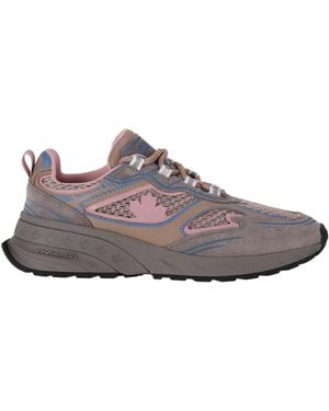DSquared² Sprinter Side Maple Leaf Detailed Trainers - Brown