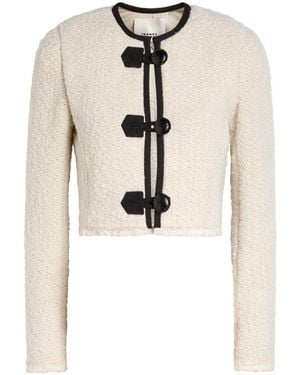 Isabel Marant Gradilia Bouclé Jacket - White