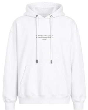 Off-White c/o Virgil Abloh Drawstring Hooded Sweatshirt - White