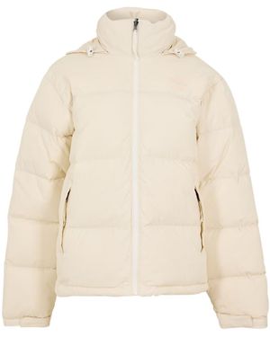 Skims Tnf X Hooded Down Jacket - Natural