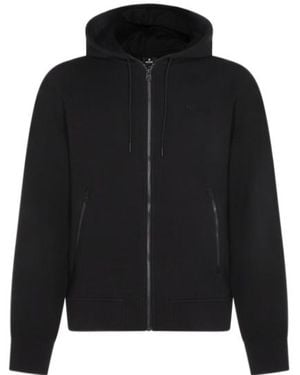 Mackage Zip-Up Drawstring Hoodie - Black
