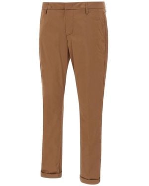 Dondup Gaubert Slim Fit Pants - Brown