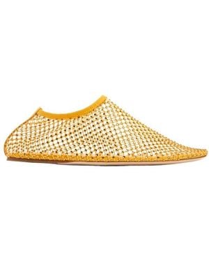 Christopher Esber Low-Top Slip-On Shoes With Mesh - Yellow