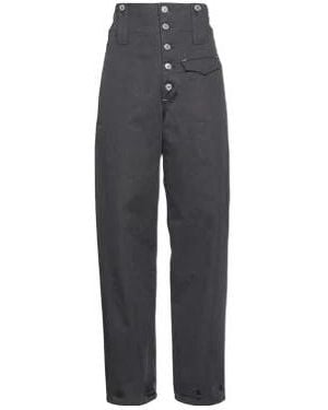 Isabel Marant High-Waisted Straight-Leg Jeans - Grey