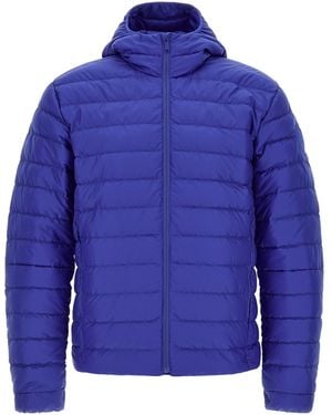 Canada Goose Stratus Tonal Label Hooded Jacket - Blue