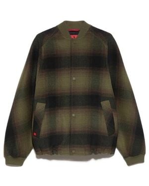 MAX&Co. Double-Woven Wool Bomber Jacket - Green