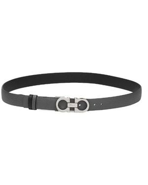 Ferragamo Ferragamo Reversible Gancini Belt - White