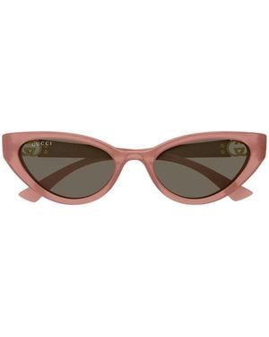 Gucci Framed Sunglasses - White
