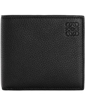 Loewe Logo Embossed Bifold Wallet - Black